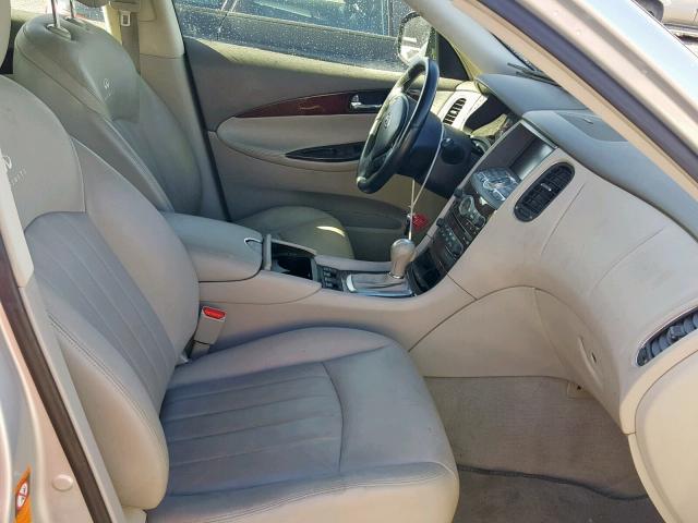 JNKAJ09E08M305176 - 2008 INFINITI EX35 BASE SILVER photo 5