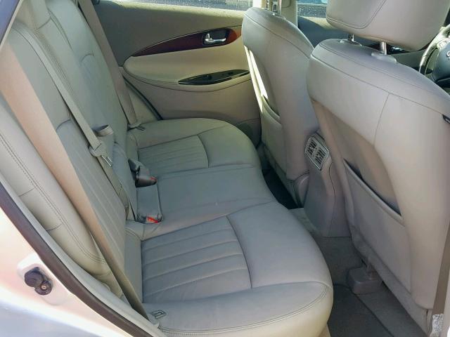 JNKAJ09E08M305176 - 2008 INFINITI EX35 BASE SILVER photo 6