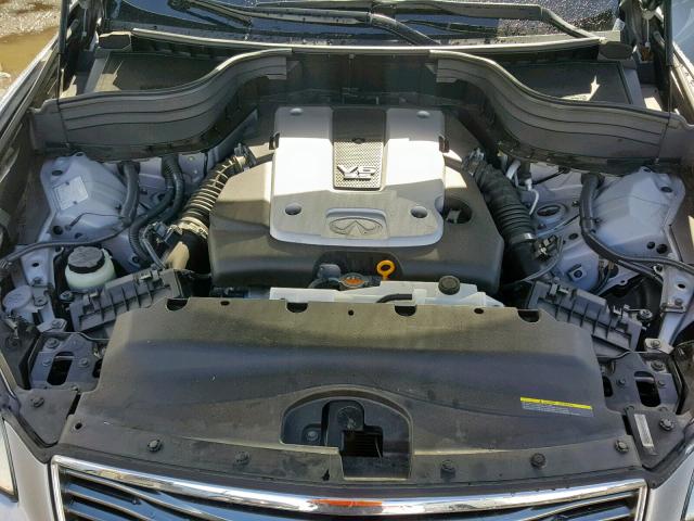 JNKAJ09E08M305176 - 2008 INFINITI EX35 BASE SILVER photo 7