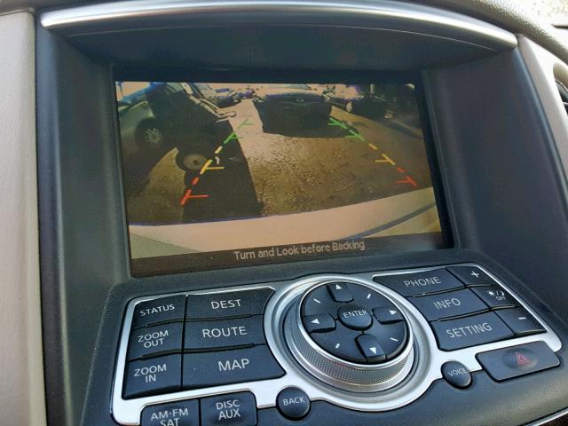 JNKAJ09E08M305176 - 2008 INFINITI EX35 BASE SILVER photo 9