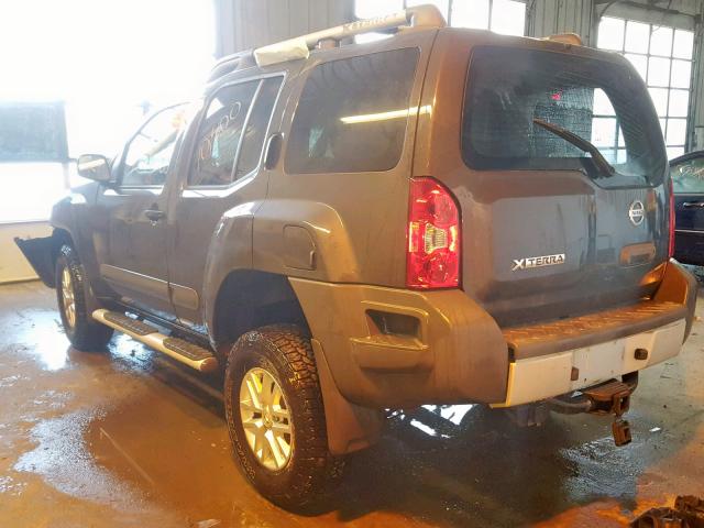 5N1AN0NW2EN802056 - 2014 NISSAN XTERRA X BLUE photo 3