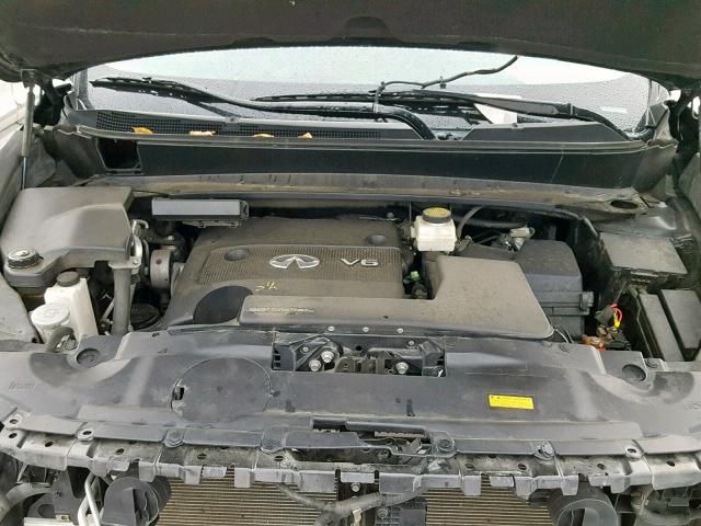 5N1AL0MM0DC326471 - 2013 INFINITI JX35 BASE GRAY photo 7