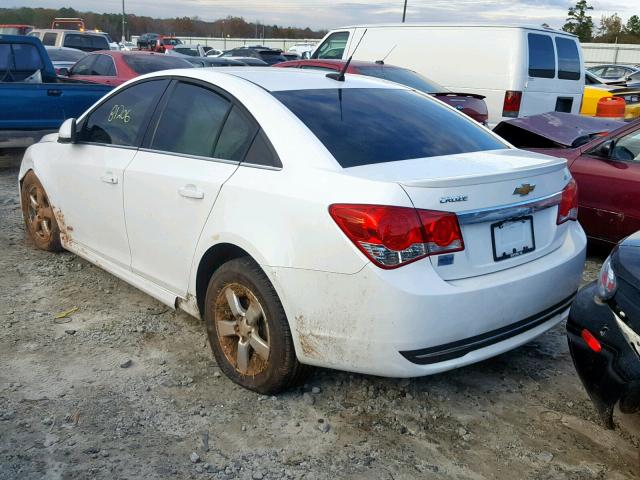 1G1PC5SB6E7445822 - 2014 CHEVROLET CRUZE LT WHITE photo 3