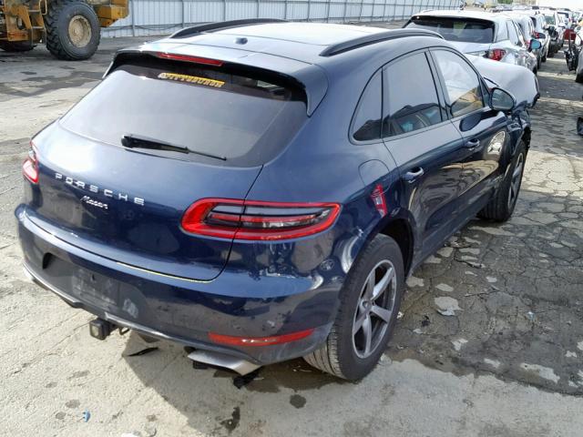 WP1AA2A51HLB02696 - 2017 PORSCHE MACAN BLUE photo 4