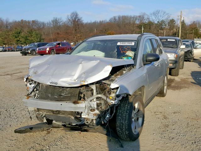 1J4NF1FBXBD135382 - 2011 JEEP COMPASS SP SILVER photo 2