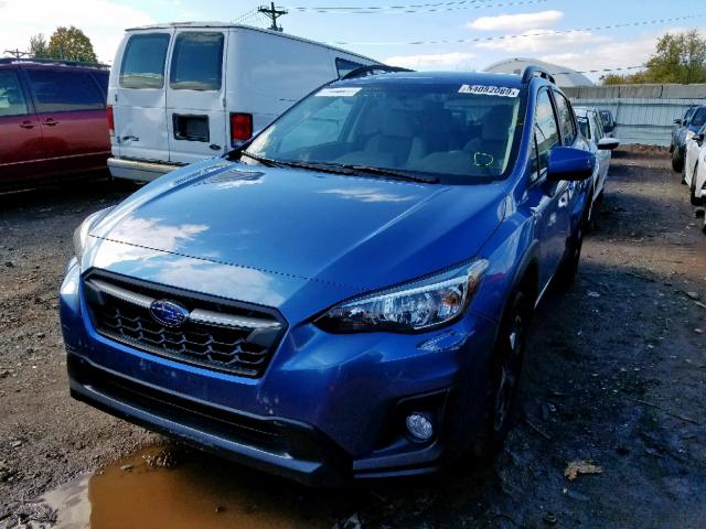 JF2GTAEC1KH317578 - 2019 SUBARU CROSSTREK BLUE photo 2