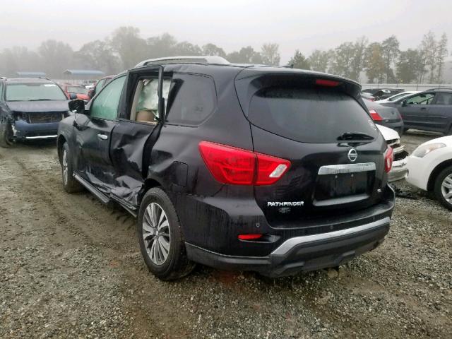 5N1DR2MNXJC634906 - 2018 NISSAN PATHFINDER BLACK photo 3