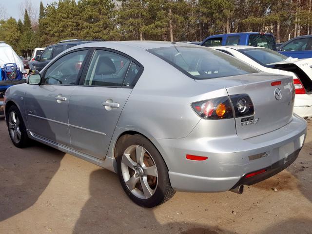 JM1BK323961497130 - 2006 MAZDA 3 S SILVER photo 3