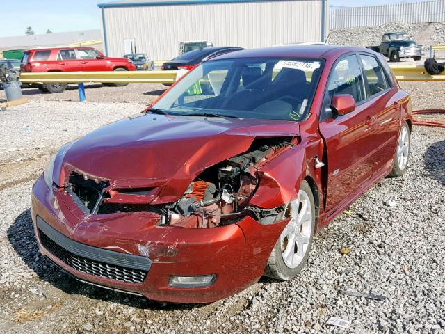 JM1BK343091200120 - 2009 MAZDA 3 S RED photo 2