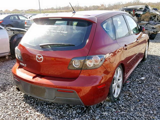 JM1BK343091200120 - 2009 MAZDA 3 S RED photo 4