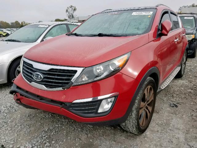 KNDPC3A26C7303559 - 2012 KIA SPORTAGE E RED photo 2