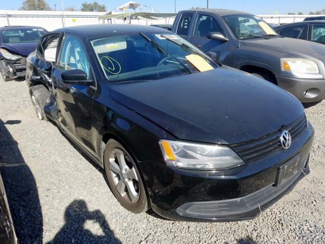 3VW2K7AJ1CM373548 - 2012 VOLKSWAGEN JETTA BASE 黑色 照片 1