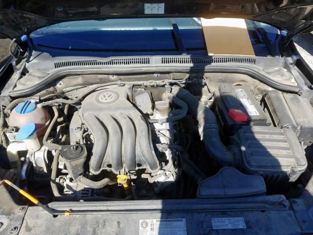 3VW2K7AJ1CM373548 - 2012 VOLKSWAGEN JETTA BASE 黑色 照片 7