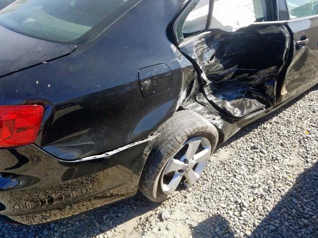 3VW2K7AJ1CM373548 - 2012 VOLKSWAGEN JETTA BASE 黑色 照片 9