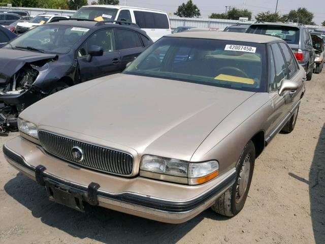 1G4HP52L9SH514187 - 1995 BUICK LESABRE CU TAN photo 2