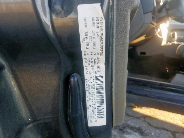 1J8HH48K76C289418 - 2006 JEEP COMMANDER გრაფიტი ფოტო 10