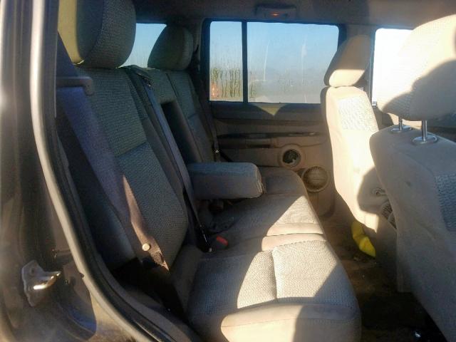 1J8HH48K76C289418 - 2006 JEEP COMMANDER გრაფიტი ფოტო 6