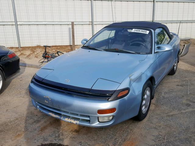 JT5ST87K5N0109739 - 1992 TOYOTA CELICA GT BLUE photo 2