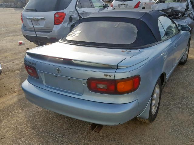 JT5ST87K5N0109739 - 1992 TOYOTA CELICA GT BLUE photo 4