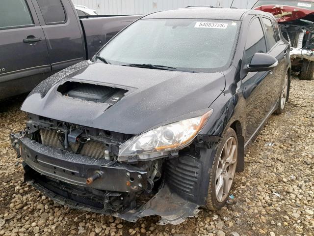 JM1BL1H39A1187531 - 2010 MAZDA SPEED 3 შავი ფოტო 2