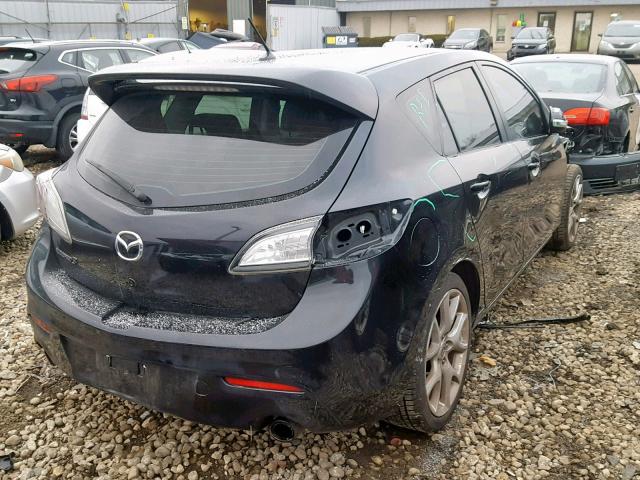 JM1BL1H39A1187531 - 2010 MAZDA SPEED 3 შავი ფოტო 4