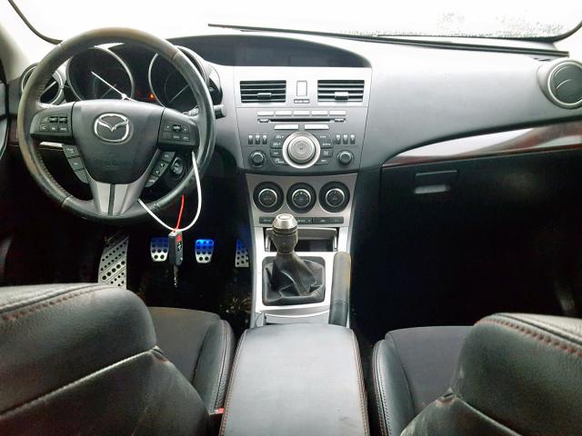 JM1BL1H39A1187531 - 2010 MAZDA SPEED 3 შავი ფოტო 9