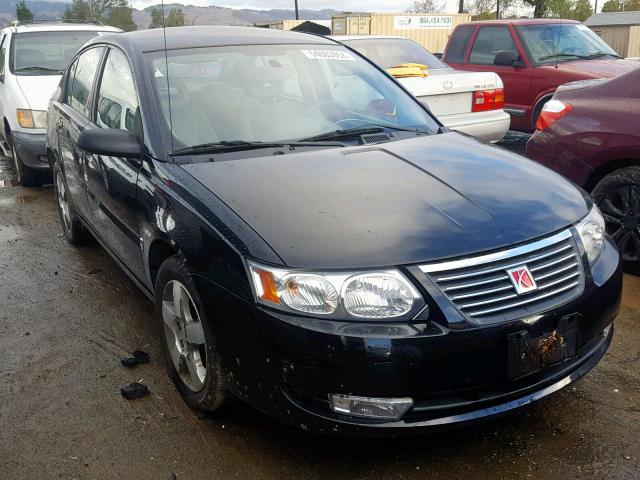 1G8AL55F57Z164589 - 2007 SATURN ION LEVEL BLACK photo 1