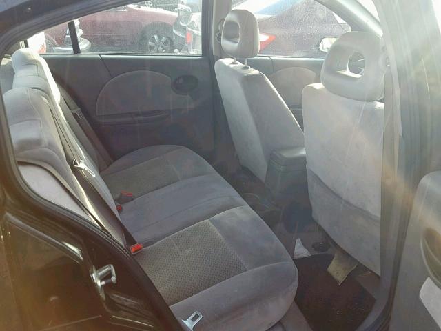 1G8AL55F57Z164589 - 2007 SATURN ION LEVEL BLACK photo 6
