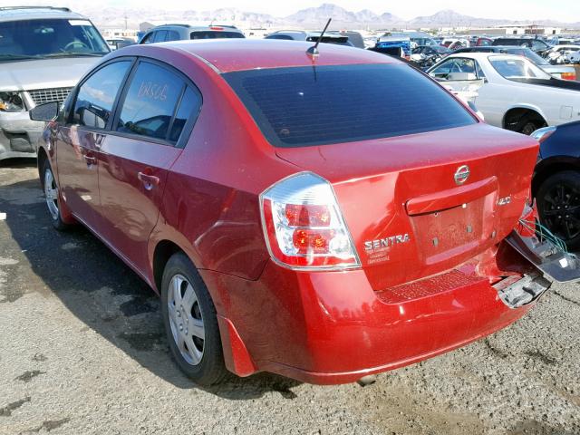 3N1AB61E37L645348 - 2007 NISSAN SENTRA 2.0 RED photo 3