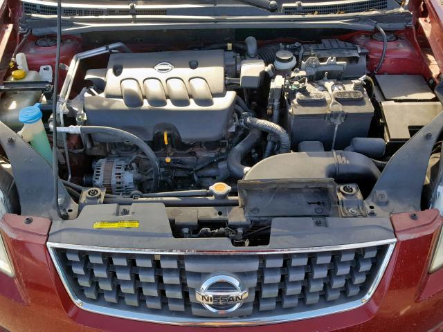 3N1AB61E37L645348 - 2007 NISSAN SENTRA 2.0 RED photo 7