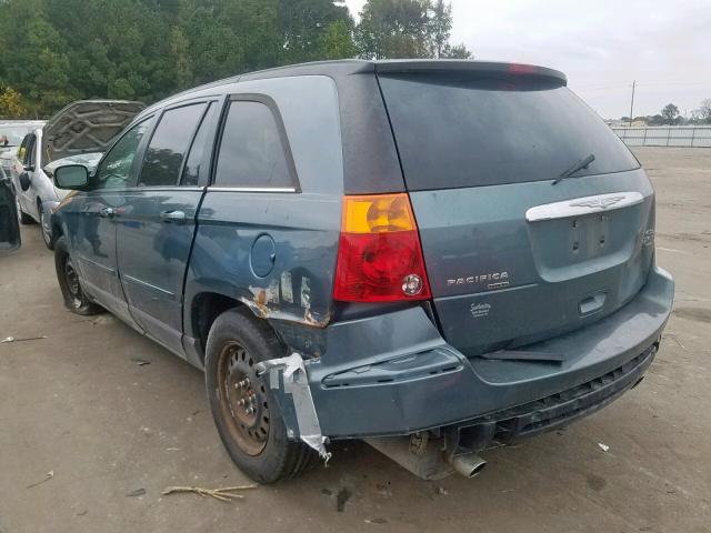 2A8GF68X47R224415 - 2007 CHRYSLER PACIFICA T BLUE photo 3