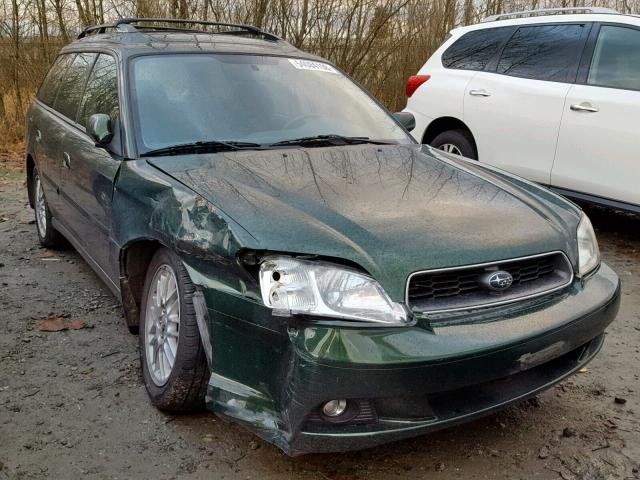 4S3BH635137310360 - 2003 SUBARU LEGACY L GREEN photo 1