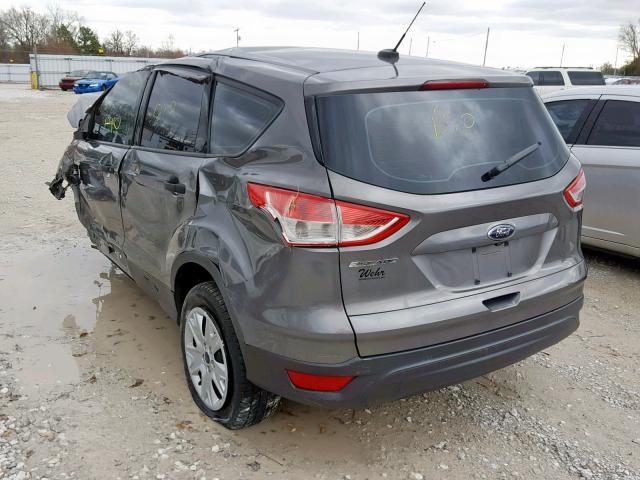 1FMCU0F79EUC21601 - 2014 FORD ESCAPE S GRAY photo 3