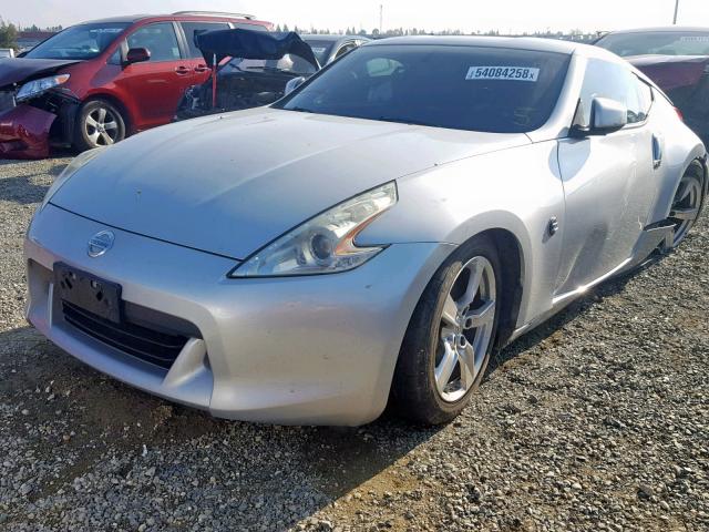 JN1AZ44E89M404065 - 2009 NISSAN 370Z SILVER photo 2