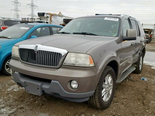5LMEU88H44ZJ35026 - 2004 LINCOLN AVIATOR 棕色 照片 2