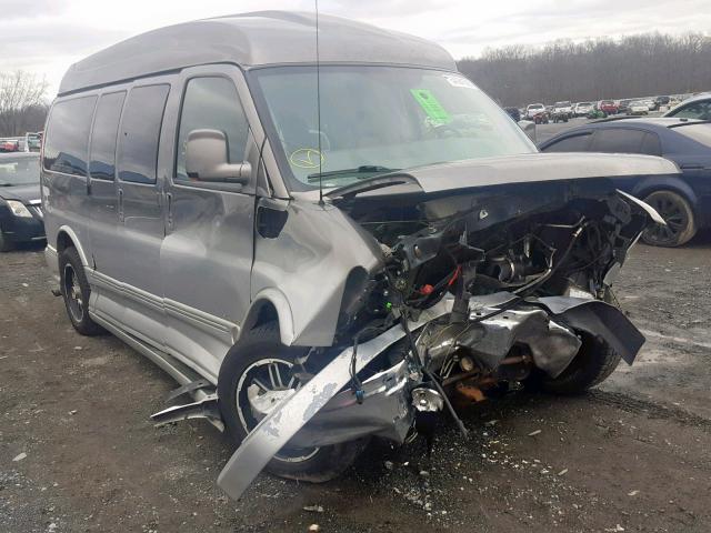 1GBFG154281114647 - 2008 CHEVROLET EXPRESS G1 GRAY photo 1