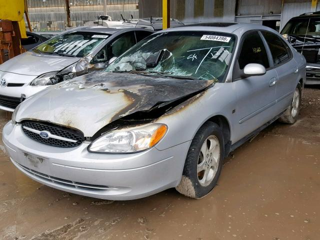 1FAFP55S62G246449 - 2002 FORD TAURUS SES SILVER photo 2