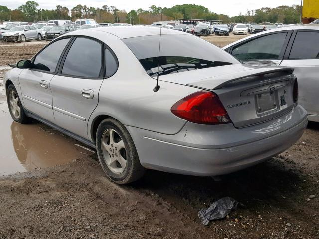 1FAFP55S62G246449 - 2002 FORD TAURUS SES SILVER photo 3