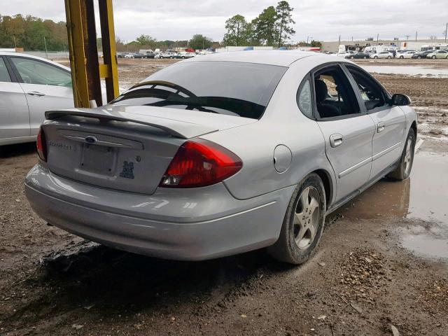 1FAFP55S62G246449 - 2002 FORD TAURUS SES SILVER photo 4