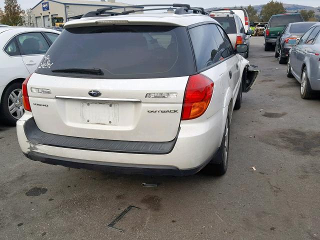 4S4BP61C866322242 - 2006 SUBARU LEGACY OUT YELLOW photo 4