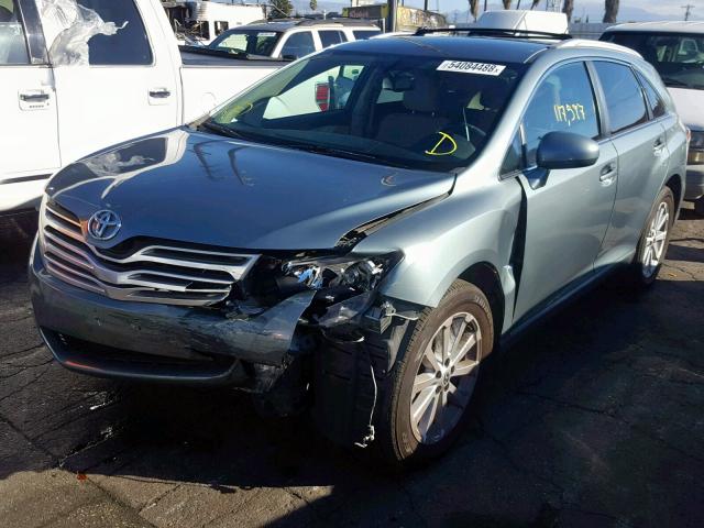 4T3ZA3BB0AU037079 - 2010 TOYOTA VENZA BASE GREEN photo 2