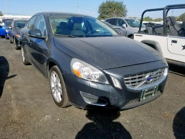 YV1612FS6D2211445 - 2013 VOLVO S60 T5 GRAY photo 1