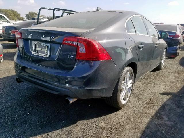 YV1612FS6D2211445 - 2013 VOLVO S60 T5 GRAY photo 4