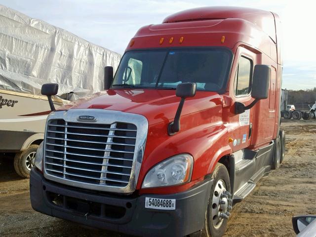 1FUJGLDV4ELFP5095 - 2014 FREIGHTLINER CASCADIA 1 RED photo 2