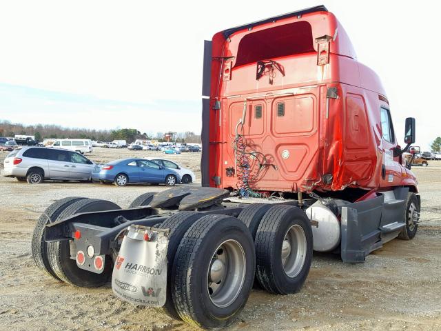 1FUJGLDV4ELFP5095 - 2014 FREIGHTLINER CASCADIA 1 RED photo 4