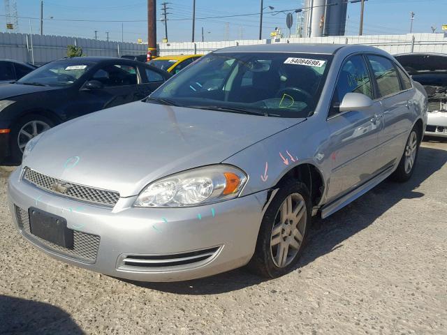 2G1WB5E32E1150457 - 2014 CHEVROLET IMPALA LIM SILVER photo 2