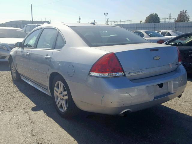 2G1WB5E32E1150457 - 2014 CHEVROLET IMPALA LIM SILVER photo 3