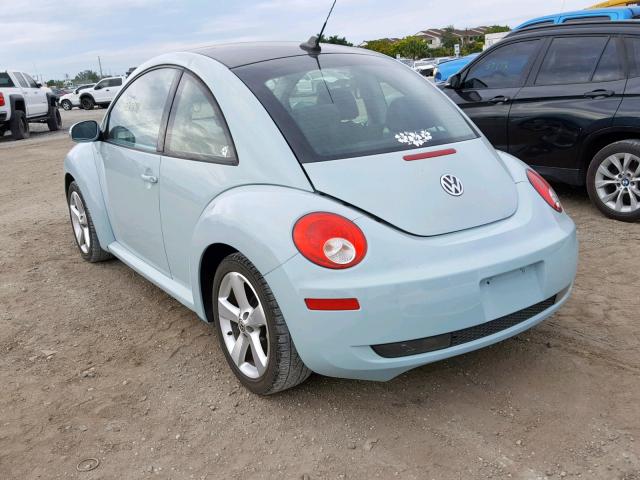3VWRW3AG1AM021762 - 2010 VOLKSWAGEN NEW BEETLE 蓝色 照片 3