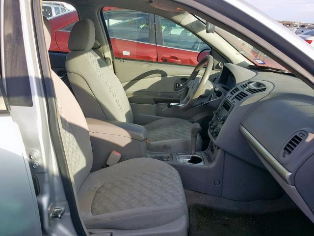 1G1ZT54895F205454 - 2005 CHEVROLET MALIBU LS 银色 照片 5