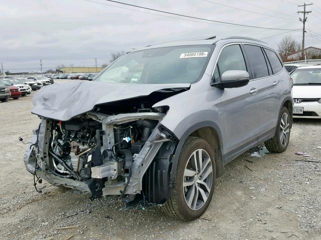 5FNYF6H97JB032390 - 2018 HONDA PILOT TOUR GRAY photo 2